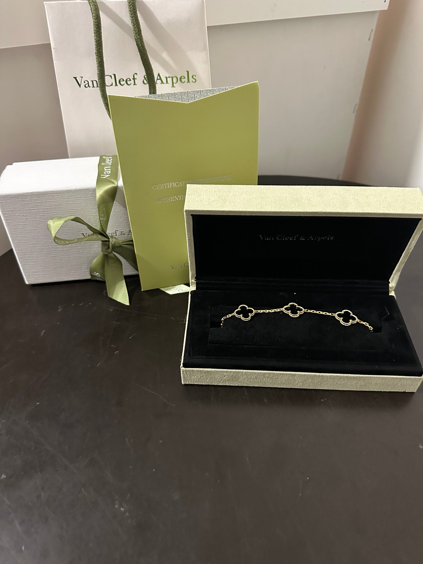 VAN CLEEF PLATA BAÑO EN ORO